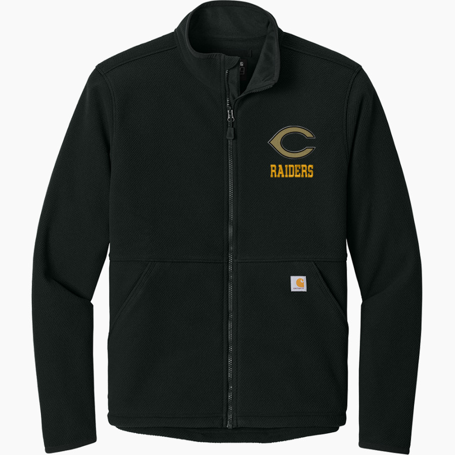 CIBOLA HIGH SCHOOL RAIDERS <span class="pdp-name-mascot">CIBOLA RAIDERS</span> Carhartt Men's Textured Full Zip Fleece Jacket