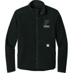 PALO ALTO HIGH SCHOOL VIKINGS <span class="pdp-name-mascot">PALO ALTO VIKINGS</span> Carhartt Men's Textured Full Zip Fleece Jacket Front Thumbnail