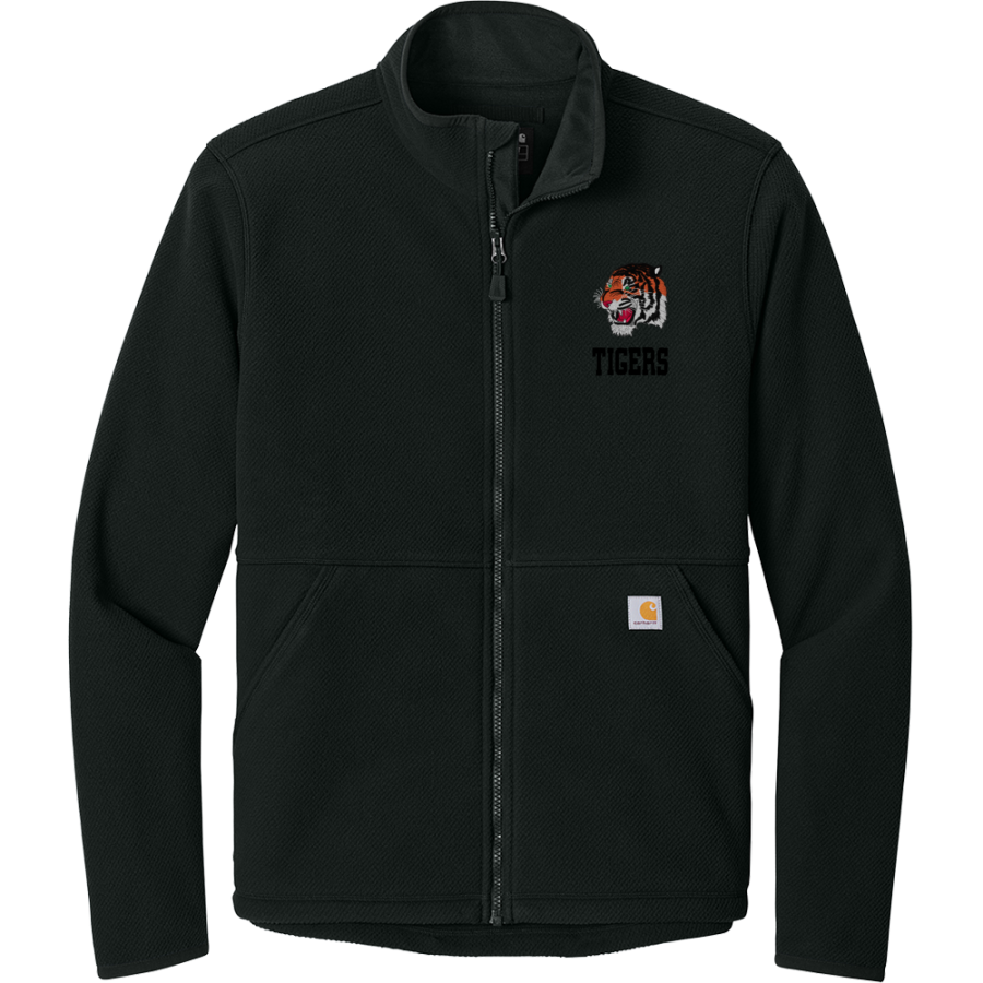 HACKETTSTOWN HIGH SCHOOL TIGERS <span class="pdp-name-mascot">HACKETTSTOWN TIGERS</span> Carhartt Men's Textured Full Zip Fleece Jacket