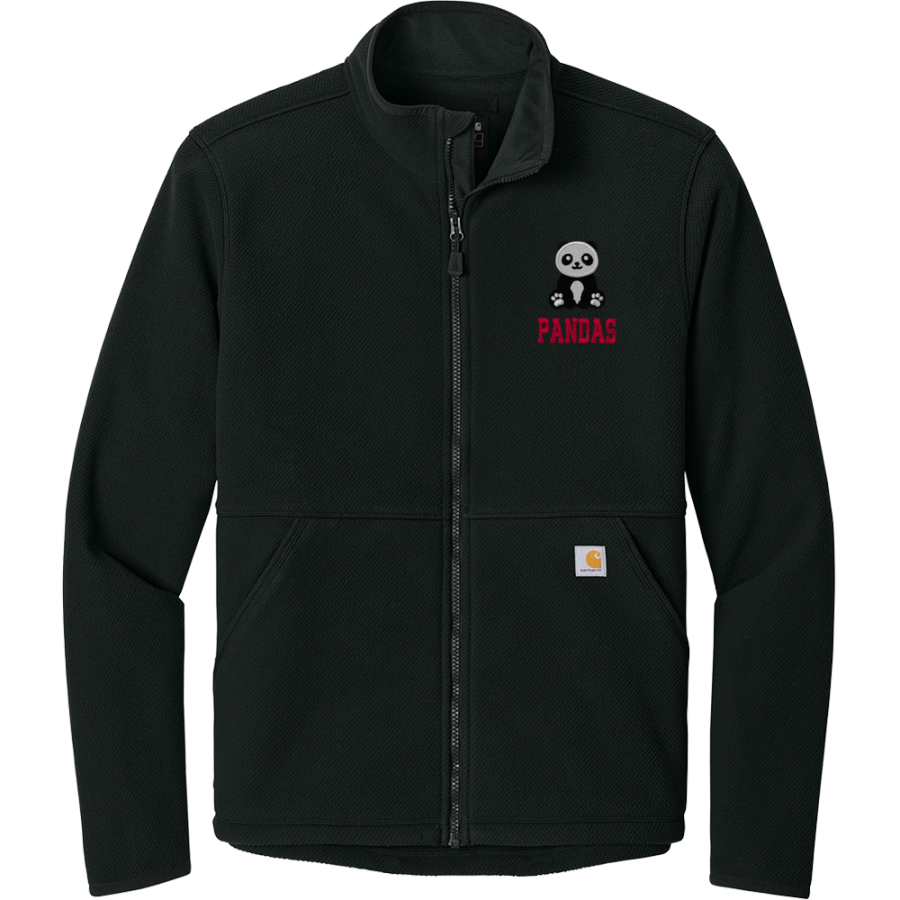 Pate Pandas <span class="pdp-name-mascot">Pate Elementary School Pandas</span> Carhartt Men's Textured Full Zip Fleece Jacket