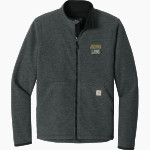 JSERRA CATHOLIC HIGH SCHOOL LIONS <span class="pdp-name-mascot">J SERRA LIONS</span> Carhartt Men's Textured Full Zip Fleece Jacket Front Thumbnail
