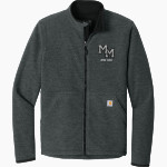 Mount Miguel Matadors <span class="pdp-name-mascot">Mount Miguel Matadors</span> Carhartt Men's Textured Full-Zip Fleece Jacket Front Thumbnail