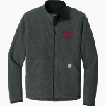 COLLEGE OF ST BENEDICT Bennies <span class="pdp-name-mascot">COLLEGE OF ST BENEDICT</span> Carhartt Men's Textured Full-Zip Fleece Jacket Front Thumbnail