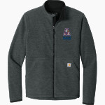 Apollo Eagles Carhartt Men's Textured Full-Zip Fleece Jacket Front Thumbnail