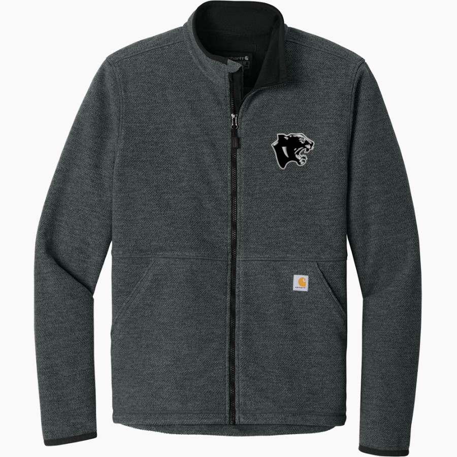 Mounds Park Academy Panthers Carhartt Men's Textured Full-Zip Fleece Jacket