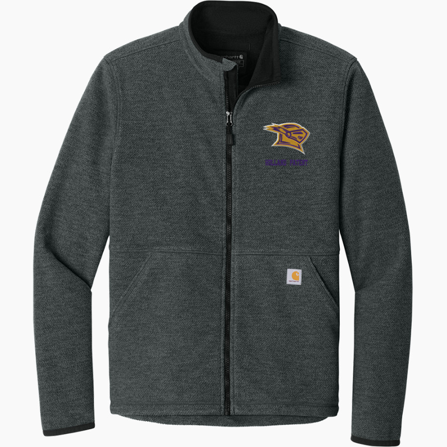HOLLAND PATENT CENTRAL SCHOOL GOLDEN KNIGHTS <span class="pdp-name-mascot">HOLLAND PATENT GOLDEN KNIGHTS</span> Carhartt Men's Textured Full Zip Fleece Jacket