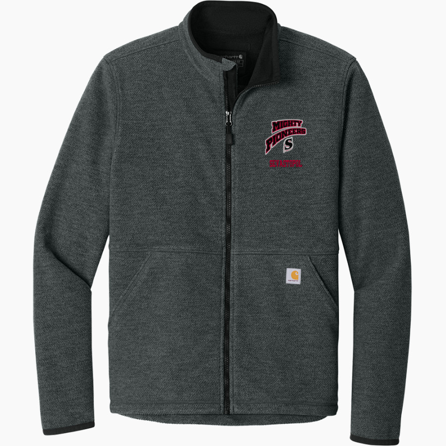 SEVASTOPOL HIGH SCHOOL PIONEERS <span class="pdp-name-mascot">SEVASTOPOL PIONEERS</span> Carhartt Men's Textured Full-Zip Fleece Jacket