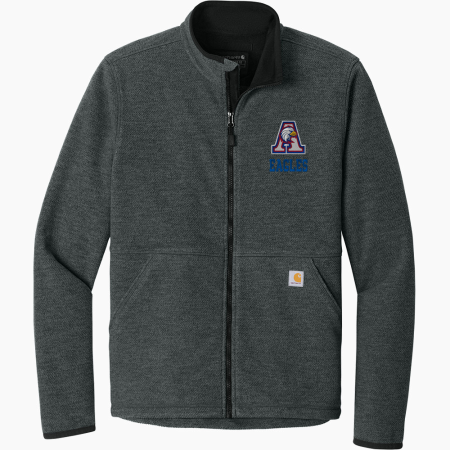 Apollo Eagles Carhartt Men's Textured Full-Zip Fleece Jacket