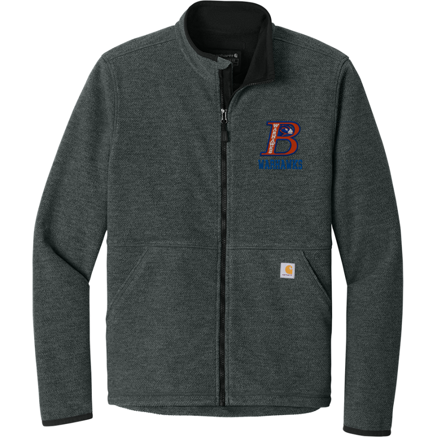 Bloomfield Warhawks <span class="pdp-name-mascot">Bloomfield Warhawks</span> Carhartt Men's Textured Full Zip Fleece Jacket