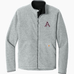 ALBANY HIGH SCHOOL HORNETS Carhartt Men's Textured Full-Zip Fleece Jacket Front Thumbnail