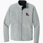 LB21 BASEBALL CLUB <span class="pdp-name-mascot">LB21 BASEBALL CLUB</span> Carhartt Men's Textured Full-Zip Fleece Jacket Front Thumbnail