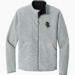 Northwest Mohawks <span class="pdp-name-mascot">Northwest Mohawks</span> Carhartt Men's Textured Full Zip Fleece Jacket Front Thumbnail