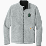 NEW HAMPTON HUSKIES <span class="pdp-name-mascot">NEW HAMPTON SCHOOL HUSKIES</span> Carhartt Men's Textured Full Zip Fleece Jacket Front Thumbnail