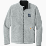 SOUTH GEORGIA INSTITUTE Huskies <span class="pdp-name-mascot">SOUTH GEORGIA INSTITUTE Huskies</span> Carhartt Men's Textured Full Zip Fleece Jacket Front Thumbnail