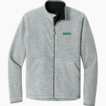 Gunderson Grizzlies <span class="pdp-name-mascot">Gunderson Grizzlies</span> Carhartt Men's Textured Full Zip Fleece Jacket Front Thumbnail