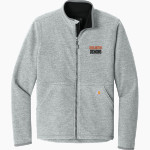 BURLINGTON HIGH SCHOOL DEMONS <span class="pdp-name-mascot">BURLINGTON DEMONS</span> Carhartt Men's Textured Full Zip Fleece Jacket Front Thumbnail