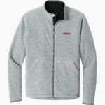 HORTONVILLE HIGH SCHOOL POLAR BEARS <span class="pdp-name-mascot">HORTONVILLE POLAR BEARS</span> Carhartt Men's Textured Full Zip Fleece Jacket Front Thumbnail