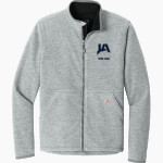 JACKSON ACADEMY RAIDERS <span class="pdp-name-mascot">JACKSON ACADEMY RAIDERS</span> Carhartt Men's Textured Full-Zip Fleece Jacket Front Thumbnail