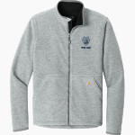 Springbrook Blue Devils <span class="pdp-name-mascot">Springbrook Blue Devils</span> Carhartt Men's Textured Full-Zip Fleece Jacket Front Thumbnail