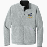 HUDSONVILLE HIGH SCHOOL EAGLES <span class="pdp-name-mascot">HUDSONVILLE EAGLES</span> Carhartt Men's Textured Full-Zip Fleece Jacket Front Thumbnail
