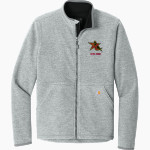 Elite Cheer Online Store <span class="pdp-name-mascot">Elite Cheer</span> Carhartt Men's Textured Full-Zip Fleece Jacket Front Thumbnail