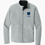 SYLVAN HILLS HIGH SCHOOL BEARS <span class="pdp-name-mascot">SYLVAN HILLS BEARS</span> Carhartt Men's Textured Full Zip Fleece Jacket Front Thumbnail
