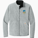 Gateway Academy Gateway Academy <span class="pdp-name-mascot">Gateway Academy</span> Carhartt Men's Textured Full Zip Fleece Jacket Front Thumbnail