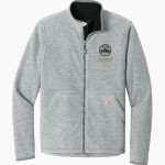 NEW EGYPT HIGH SCHOOL WARRIORS <span class="pdp-name-mascot">NEW EGYPT WARRIORS</span> Carhartt Men's Textured Full-Zip Fleece Jacket Front Thumbnail