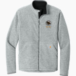 BOOKER T WASHINGTON HIGH SCHOOL HORNETS <span class="pdp-name-mascot">BOOKER T WASHINGTON HORNETS</span> Carhartt Men's Textured Full Zip Fleece Jacket Front Thumbnail