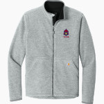 SABINE HIGH SCHOOL CARDINALS <span class="pdp-name-mascot">SABINE HIGH SCHOOL CARDINALS</span> Carhartt Men's Textured Full-Zip Fleece Jacket Front Thumbnail