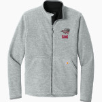 Lake Mary Rams Carhartt Men's Textured Full-Zip Fleece Jacket Front Thumbnail