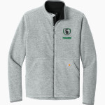 ST BERNARD'S ACADEMY CRUSADERS <span class="pdp-name-mascot">ST BERNARD'S CATHOLIC CRUSADERS</span> Carhartt Men's Textured Full-Zip Fleece Jacket Front Thumbnail