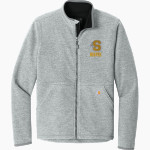 SPRINGFIELD SHAWNEE HIGH SCHOOL BRAVES <span class="pdp-name-mascot">SPRINGFIELD SHAWNEE BRAVES</span> Carhartt Men's Textured Full Zip Fleece Jacket Front Thumbnail