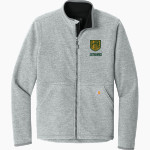 Head-Royce Jayhawks Carhartt Men's Textured Full-Zip Fleece Jacket Front Thumbnail