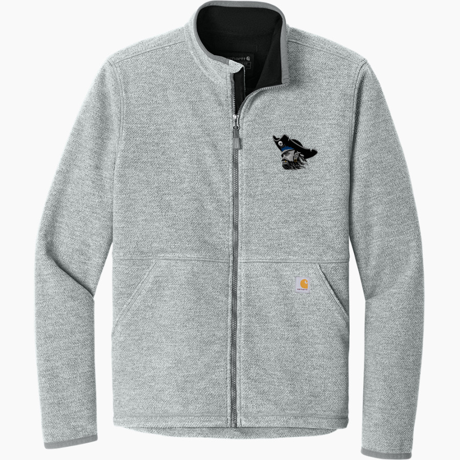 RIVERSIDE PIRATES The Official Online Store Carhartt Men's Textured Full-Zip Fleece Jacket