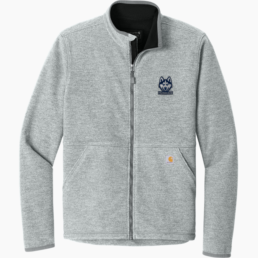 SOUTH GEORGIA INSTITUTE Huskies <span class="pdp-name-mascot">SOUTH GEORGIA INSTITUTE Huskies</span> Carhartt Men's Textured Full Zip Fleece Jacket