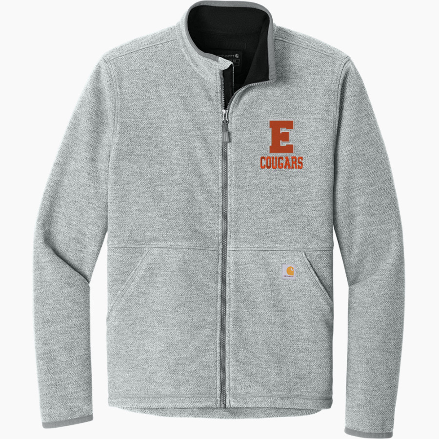 ESCONDIDO HIGH SCHOOL COUGARS <span class="pdp-name-mascot">ESCONDIDO COUGARS</span> Carhartt Men's Textured Full Zip Fleece Jacket