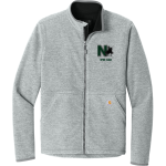 NORDONIA HIGH SCHOOL KNIGHTS <span class="pdp-name-mascot">NORDONIA KNIGHTS</span> Carhartt Men's Textured Full Zip Fleece Jacket Front Thumbnail