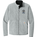 Cumberland <span class="pdp-name-mascot">ROWAN COLLEGE OF SOUTH JERSEY</span> Carhartt Men's Textured Full Zip Fleece Jacket Front Thumbnail