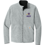 Rapid River Rockets <span class="pdp-name-mascot">Rapid River Rockets</span> Carhartt Men's Textured Full Zip Fleece Jacket Front Thumbnail