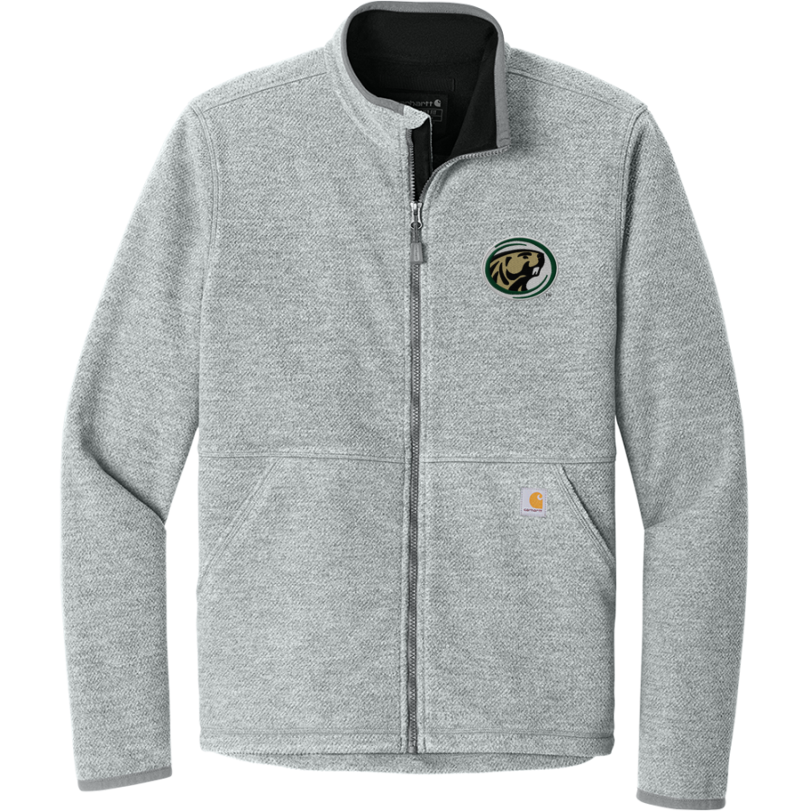 Bemidji State Athletics <span class="pdp-name-mascot">Bemidji State Beavers</span> Carhartt Men's Textured Full Zip Fleece Jacket