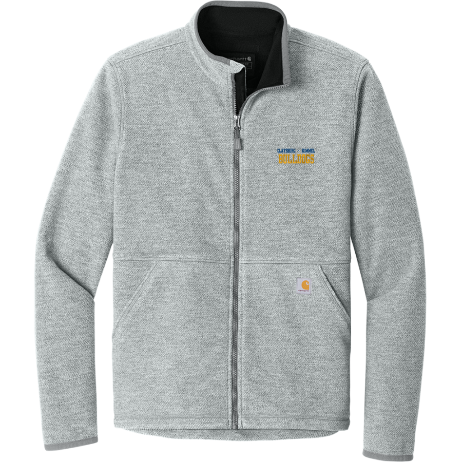 CLAYSBURG-KIMMEL HIGH SCHOOL BULLDOGS <span class="pdp-name-mascot">CLAYSBURG - KIMMEL BULLDOGS</span> Carhartt Men's Textured Full Zip Fleece Jacket