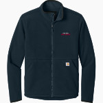 National Wrestling Coaches Association <span class="pdp-name-mascot">NWCA</span> Carhartt Men's Textured Full-Zip Fleece Jacket Front Thumbnail