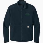 St. Patrick's Academy Wolfhounds <span class="pdp-name-mascot">Great Falls Central Catholic H S Mustangs</span> Carhartt Men's Textured Full-Zip Fleece Jacket Front Thumbnail
