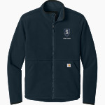 STAUNTON HIGH SCHOOL STORM <span class="pdp-name-mascot">STORM STORM</span> Carhartt Men's Textured Full-Zip Fleece Jacket Front Thumbnail