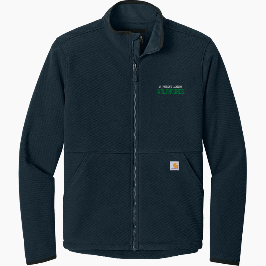 St. Patrick's Academy Wolfhounds <span class="pdp-name-mascot">Great Falls Central Catholic H S Mustangs</span> Carhartt Men's Textured Full-Zip Fleece Jacket