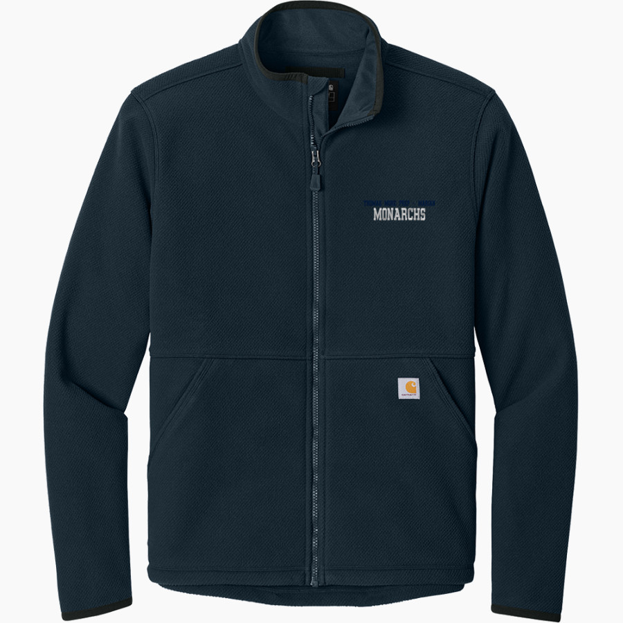 THOMAS MORE PREP-MARIAN HIGH SCHOOL MONARCHS <span class="pdp-name-mascot">THOMAS MORE PREP - MARIAN MONARCHS</span> Carhartt Men's Textured Full Zip Fleece Jacket
