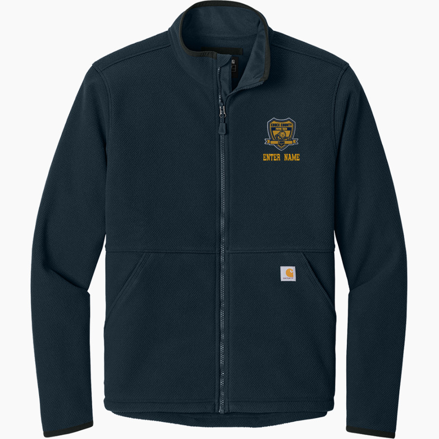 Payne Tech Lions Carhartt Men's Textured Full-Zip Fleece Jacket