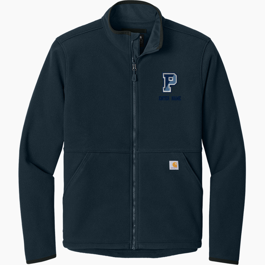 SAINT VINCENT PALLOTTI H S PANTHERS <span class="pdp-name-mascot">SAINT VINCENT PALLOTTI PANTHERS</span> Carhartt Men's Textured Full Zip Fleece Jacket