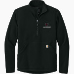 Lansingburgh Knights The Official Online Store <span class="pdp-name-mascot">Lansingburgh Knights</span> Carhartt Men's Textured 1/2-Zip Fleece Jacket Front Thumbnail